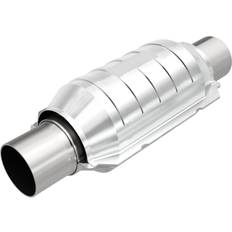 Exhaust Systems Magnaflow MagnaFlow Universal Catalytic Converter OEM Grade Federal/EPA Compliant 51204 Stainless Steel 2in Inlet/Outlet Diameter, 13in Overall Length, No O2 Sensor OEM Replacement