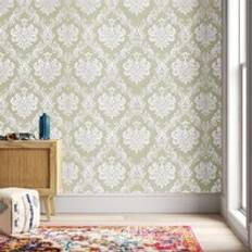 LivingAndHome 5m Retro Flower Textured pvc Wallpaper Roll