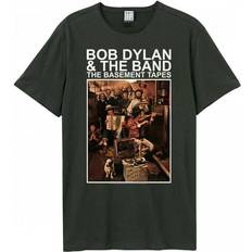 Amplified Unisex Adult The Basement Tapes Bob Dylan & The Band T-Shirt - Charcoal