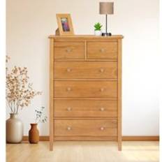 Hallowood Furniture Hallowood Hereford Oak Chest of Drawer