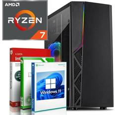 EXO Windows 11 AMD RYZEN 7 4700S GAMING PC 16GB GDDR6 RX 550 2GB 512GB SSD Computer