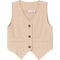 18-24M Vester Name It Baby Regular Fit Vest - Humus