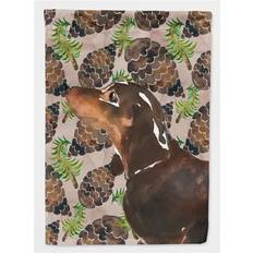 Garden & Outdoor Environment PatioPlus and Tan Dachshund Pine Cones Flag Garden