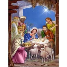 Garden & Outdoor Environment PatioPlus The Wise Men at the Nativity Christmas Flag