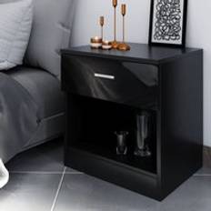 Black Modern Cabinet High Gloss Close