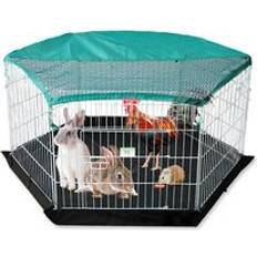 Pets Nobleza Guinea Pig Cage, 6 Panels Rabbit Guinea Pig Run Outdoor, Chicken