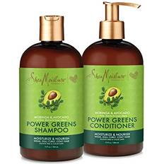 Shea Moisture Power greens curly Hair Shampoo conditioner Avocado