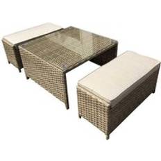 Signature Weave Signature Weave Elizabeth Wicker Coffee Table