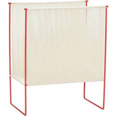 Hübsch String Magazine Holde Red/White Newspaper Rack