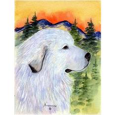 Garden & Outdoor Environment PatioPlus Great Pyrenees Canvas Flag House