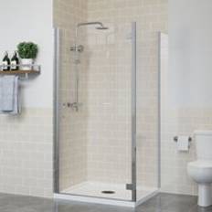 NRG Frameless Hinged Shower