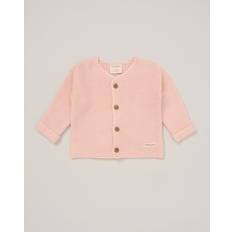 Babies Cardigans Children's Clothing Homegrown Organic Cotton Knitted Cardigan Pink 6-12