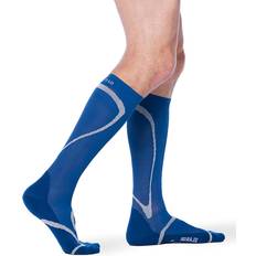 Sigvaris 412CMM50 20-30mmHg Knee High Compression Sock, Medium And Medium, Blue