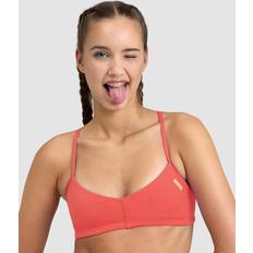 Rot Bikinioberteile Arena Bandeau Live Bikini-Set Fluo Red-Yellow Star