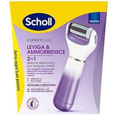 Scholl Velvet 2in1 Smoothes and Softens, Electronic Pedicure System for Smoothing Feet Interchangeable Double Action