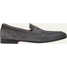 Santoni Chaussures basses Santoni Carlos Suede Penny Loafers