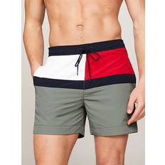 Tommy Hilfiger Flag Mid Length Swim Shorts STONEWASH GREEN