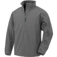 Reflectors Jackets Result Double Layered Recycled Soft Shell Jacket Grey 7-8 Years