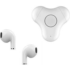 Dechoicelife a-White Bluetooth Earphones Wireless Striangle Fidget Spinner Patent Fone iPhone