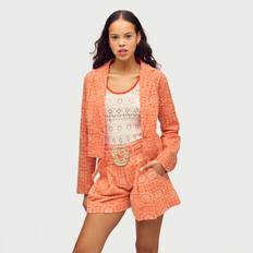 Orange - Women Blazers Sam Edelman Leia Crop Blazer Tigerlily