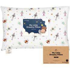 Keababies Jumbo Toddler Pillow with Pillowcase, 14X20 Soft Organic Toddler Pillows Robo