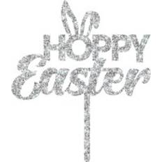 Glitter Hoppy Easter Topper Style: Gl Cake Decoration