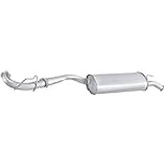 Abgassysteme Hella 8LD 366 034-381 Endschalldämpfer Easy2Fit Kit hinten einteilig Set mit Anbauteilen
