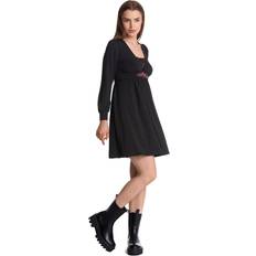 VIVE Meadow Love Dress - Black