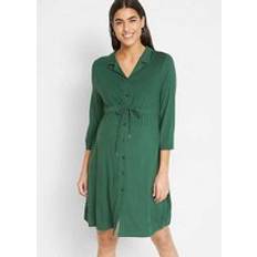 Bonprix Maternity Jersey Dress Dark Green