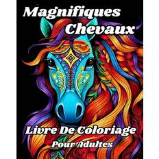 Livre de Coloriage pour Adultes avec de Magnifiques Chevaux Luna B. Helle 9798881313746 (Hæftet)