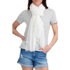Men - White Scarfs Bruno Magli Women's Cashmere Blend Scarf White
