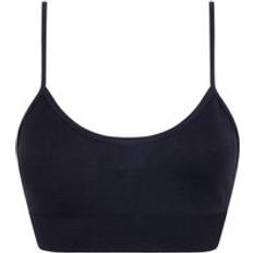 Silky Plain Sports Bra Black