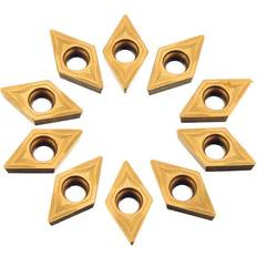 Power Tool Accessories Greenzech 10pcs DCMT070204 Carbide Insert DCMT 0702 Cutter For for SDNCN Turning Tool Holder