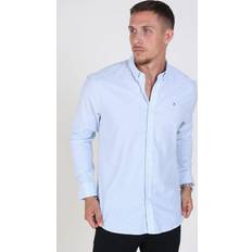 Clean Cut Copenhagen Kläder Clean Cut Copenhagen Oxford Stretch Stripe L/S Light Blue
