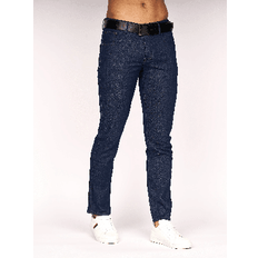 Clothing Crosshatch Farrowed Stretch Denim Jeans Raw Wash Raw Wash