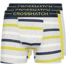 Boxers - Yellow Men's Underwear Crosshatch Warbler Boxers 3pk Yellow