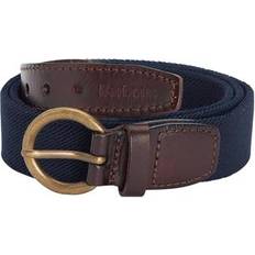 Barbour Women Belts Barbour Women's Leather Stretch Webbing Belt Navy