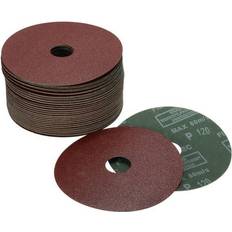 Power Tool Accessories Greenzech 60# 50pcs 115mm Sanding Grinding Discs Wheels 24-120 Grit for Angle Grinder