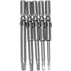 Power Tool Accessories Greenzech 5Pcs 801 H1.5-H4 Hexagon Electric Screwdriver Bits Set 5mm Round Shank Screwdriver Bits