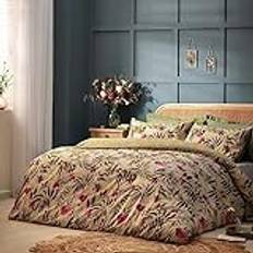 Wylder Nature of Bloom Poppy Floral Set Duvet Cover Green, Multicolour