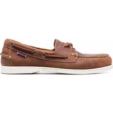 Sebago Dockside Portland boat shoes men Rubber/Calf Leather/Calf Leather Brown