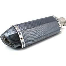 Exhaust Systems Zaddox Auspuff Force kompatibel mit Honda CBR 1000 RR Fireblade SP-2 Schalldämpfer Carbon Look schwarz-schwarz