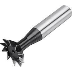 Power Tool Accessories Greenzech 20mm 45 Degree 10-35mm Dovetail Groove HSS Straight Shank Slot Milling Cutter End Mill CNC Bit