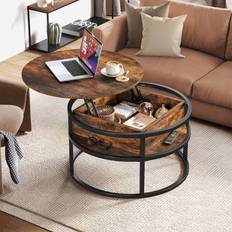 Round Lift Top Brown