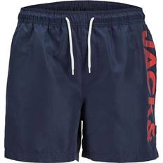 Jack & Jones Swim Shorts Mens Regular Fit Beach Wear Quick Dry Navy