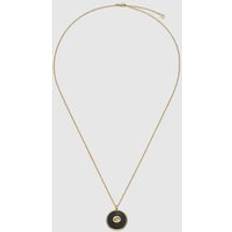 Gucci Gold Necklaces Gucci Gucci Interlocking 18ct Yellow Gold Black Onyx Necklace