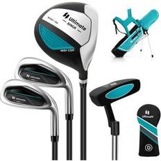 Costway Junior Complete Golf Club Set for Kids with Rain