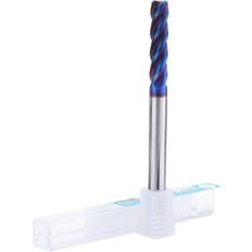 Power Tool Accessories Greenzech #6:8*R0.5*8D*100L 4 Flutes R0.5 Ball Nose Milling Cutter HRC60 Tungsten Carbide NACO Coated Milling Cutter