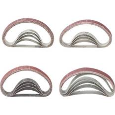 Power Tool Accessories Greenzech 120 20Pcs 10x330mm Sanding Belts 40/60/80/120 Grit Abrasive Sanding Belts for Grinding Polishing Sander