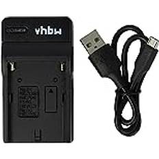 VHBW Laddare laddningsfodral passar DSLR Sony DCR-PC115E